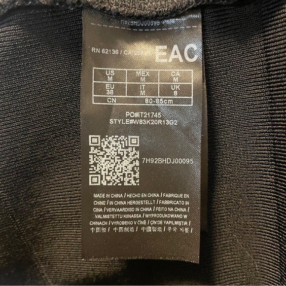 Guess St Mirage Criss Cross Cage Bandage Mini Dress - Size M - Picture 11 of 16